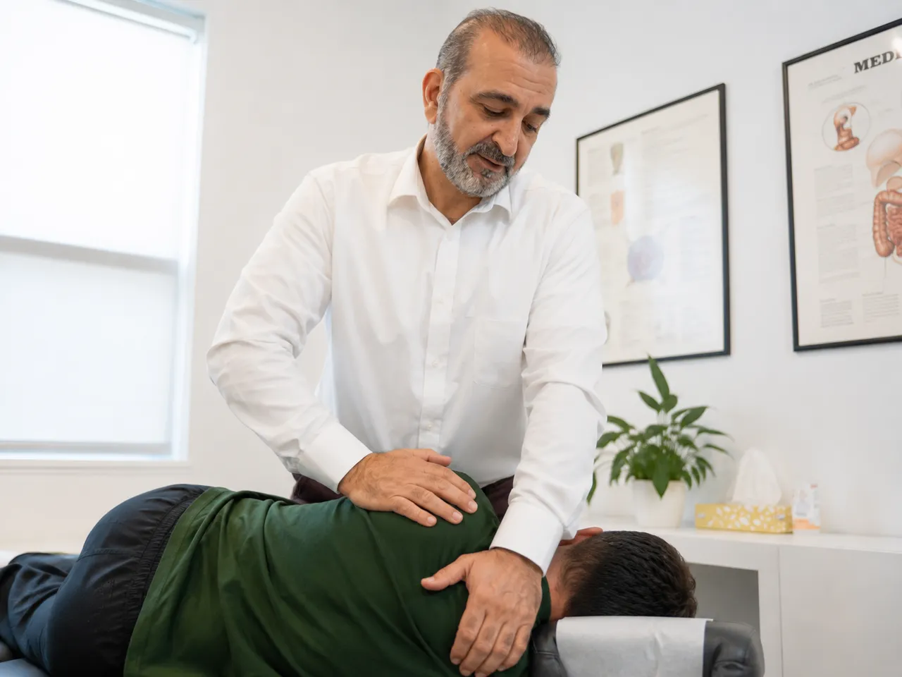 Chiropractic care session at the Inspiring Choices Gold Coast clinic